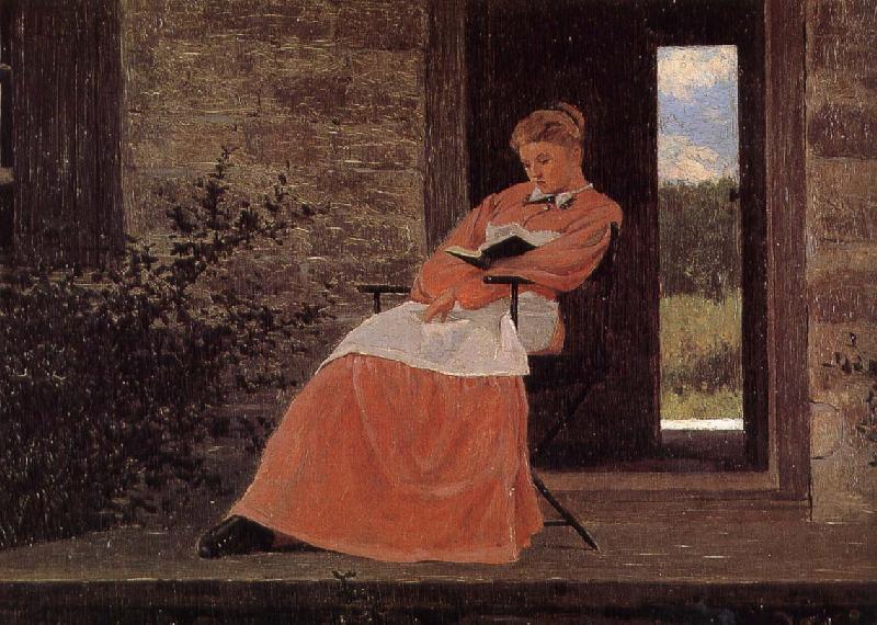 Winslow Homer Girls in reading France oil painting art